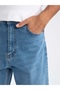 Copy - Men's Baggy Fly Loose Fit Jeans with Belt Elastic Back - 2
