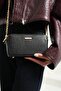 Daisy Model Genuine Leather Double Zipper Crossbody Women's Bag Si - 8