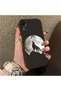 iPhone Xr Compatible Hard Acrylic Back Silicone Edge Lens Protection Case Wild Wolf - 2
