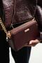 Daisy Model Genuine Leather Double Zipper Crossbody Women's Bag Si - 4