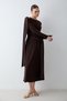 Stretch Fabric Tie-Detail Dress 32-2663 - 3