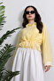 Bel Ruched Short Shirt 2393 - Yellow