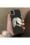 Samsung Galaxy A03/A04E/A04 Compatible Hard Acrylic Back Silicone Edge Lens Protection Case Wild Wolf - 2