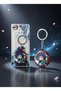 🌊   Demon Slayer Giyu Tomioka Premium Metal Keychain - Limited Edition Collectible Series 🗡️ ❄️ - 2