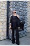 Women's Madonna Collar Sheer Tulle Oversized Blazer - 7