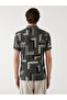 Lcw Vision Polo Neck Short Sleeve Patterned Men's T-Shirt (S5) - 4