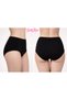 Women's Panties, Women's High Waist Bato Panties 10-Pack Black - 3
