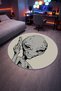 Non-Slip Sole Playstation Xbox Themed Machine Washable Gamer Youth Room Rug 180X180