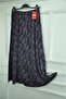 Plus Size Pigment Combed Cotton Elastic Mother's Skirt - 2