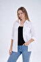 White Flared Linen Shirt