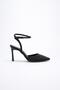 Women's Evening Dress Ankle-Tie Pointed Toe 9cm Heeled Shoes - 6