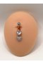 Mini Kalpli Göbek Piercing Çelik - 5