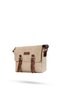Design 01 Canvas - Leather Sand Postman Bag - 3