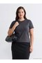 Artı-Store Standard Molded Women's T-Shirt with Crew Neck and Short Sleeves, 100% Cotton - 2
