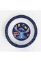 Plastic Deep Plate with Patterned Ø20.5cm