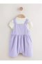 Purple Colored Character Baby Romper and Bodysuit Set - 2