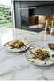Cake Presentation Serving Plate for 6 People Stylish Porcelain Presentation Plate Serving 19 cm - 6