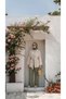 Women's Khaki Linen Muslin Palazzo Pants Does Not Show Underwear, Wide Legs, Suitable for Hijab Wear