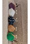 5.5cm Knob with Keychain Clips Pearl - 5