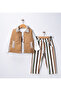 Boy's Vest -Sweatshirt- Striped Pants 3-Piece Set (Ages 2-5) - 2