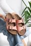 Milano Double Tape Buckled Slipper |   Comfortable Sole Casual Summer Shoes Sandals - Slipper