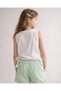Girl's Strappy Blouse and Shorts Two-Piece Set – Letter B Printed Sequin Detail, 100% P Cotton Shorts Combination - 4
