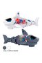 Transparent Gear-Driven Lighted and Sound-Making Moving Robot Shark Toy - 7