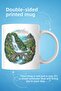 Premium White Porcelain Gift Double-Way Printed Mug Cup - Arhavi