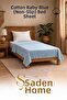 Cotton Piece Single Baby Blue Carpet Bed Sheet X240 cm - 2