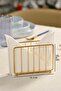 Shiny Gold Cage Napkin Holder Napkin Stand Cafe Restaurant Hotel Decorative Stainless Metal