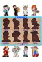 Wooden French Vegetables-fruits-professions-numbers Set of 4 Educational Puzzle - 5
