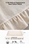 Natural Ruffled Sofa Cover Shawl Vintage 220X180 cm - 4