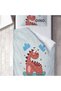 Children's Room Cotton Lu Duvet Cover Set Bed Sheet Sız Dinozor No.01333 - 3