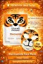 Tiger Patterned Niacinamide Paper Face Mask Sebum Balancing Pore Tightening Care