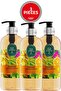 Bodrum Tangerine Natural Olive Oil Liquid Soap 500 ml X 3 Pcs