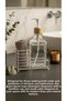 Glass Liquid Soap Dispenser/Detergent Dispenser with Metal Stand and Bamboo Lid, 500 Ml, 15 × 8.5 × 23 cm - 8