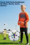 Children's Goalkeeper Gloves with Sponge Support, Children's Goalkeeper Jersey Shorts, Socks, Football Ball Pump Set - 4