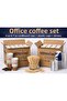 *New* with a Gift - Package from the Manufacturer, Set of 100 Pieces, 4oz 7oz Paper Cup Set, Plastic Cup, Stirrer