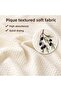 Embroidered Piqué Textured Kitchen Towel Set of 3 40X60 cm |   Cotton Pieces of Drying Cloth |   Kitchen Hand Towel - 3