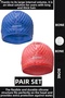 # Bone Soft Pool Sea Swimming Ear Waterproof Elastic Silicone Large Size Hair Cap Double Set