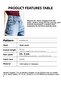 Women's Ice 4s6-3 Super Palazzo Belt Detail Komfort Fabric Denim Jeans - 3