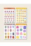 Agenda (Symbol, Emoji, Motivation, Shapes) Themed Set of 4 Adhesive Sticker Sheets