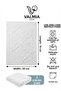 2-Piece Jacquard Bathroom Foot Towel Set - Premium Cotton Piece White Bath Mat - 6