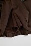 Brown Belt Pack Satin Mini Boho Skirt with Shorts Twoss26Et00155 - 10
