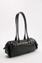 Black Women's Belt Detail Mini Bag Takss26Oc00075 - 2