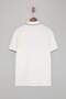 Ekru Regular Jakarlı Kumaş Triko Bant Polo Yaka T-shirt TMNSS26PO00020 - 6