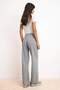 Gri DÖKÜMLÜ Yüksek Bel MEVSİMLİK %100 Pamuk Uzun Boy Wide Leg Jeans TWOSS26JE00127 - 4