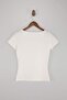 Wardrobe Essentials-Light Pink Fitted/Bodycon Boat Neck Knitted T-Shirt Twoss26Ts00070 - 7