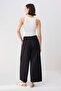 Trendyolmilla Wardrobe Essentials – Siyah Pili Detaylı Wide Leg Pantolon | TWOSS26PL00071 - 4