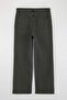 Yeşil Yüksek Bel Geniş Paça Büyük Beden Wide Leg Jeans TBBAW23CJ00020 - 3